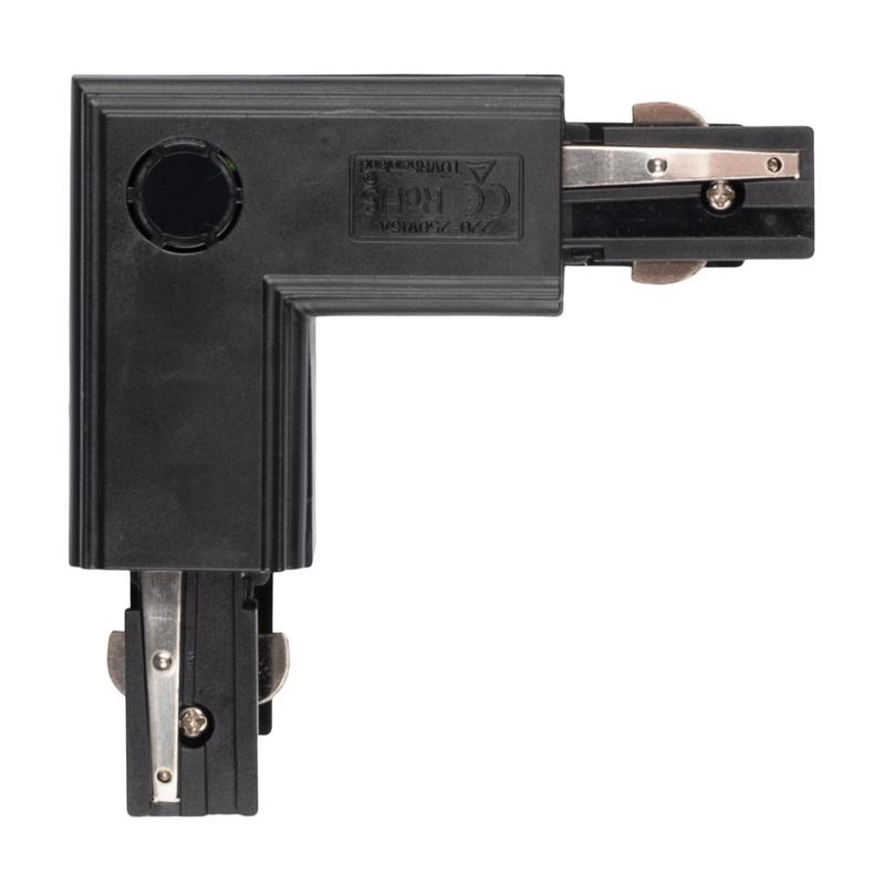 Аксессуар к шинопроводу трехфазному 3P PTR CL-BL OUT коннектор внешний Pro+ черн. JazzWay 5063112