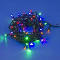 Гирлянда LED ULD-S0500-050/DGA MULTI IP20 5м 50 диодов разноцвет. свет провод зел. Uniel UL-00007303