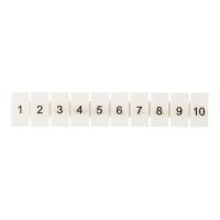 Маркеры для UT/ST/Push-in 2.5 с нумерацией 1-10 (уп.100шт) EKF zb-st-2.5-1-10