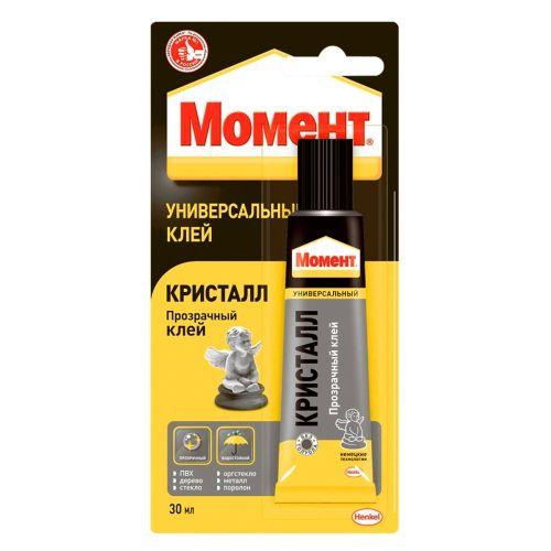 Клей "Момент Кристалл" 30мл (блист.1шт) Момент C0037086